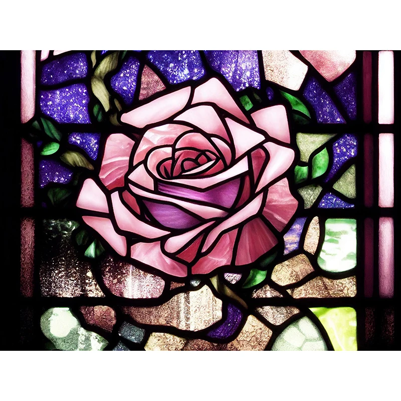 

Зачарованная розовая роза, окрашенная своими руками 5D, алмазная живопись, вышивка животными, искусство, вышивка крестиком, искусственная мозаика, ручная работа, украшение для дома