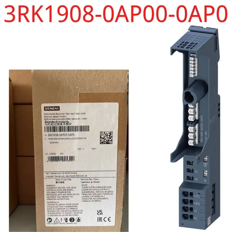 3RK1908-0AP00-0AP 0 совершенно новый базовый блок (зеркальный) для стартера двигателя ET 200SP с входом 24 В и 500 В, включая вхождение, зеркальное питание
3RK1908-0AP00-0AP 0 совершенно новый базовый блок (зеркальный) для стартера двигателя ET 200SP с входом 24 В и 500 В, включая вхождение, зеркальное питание