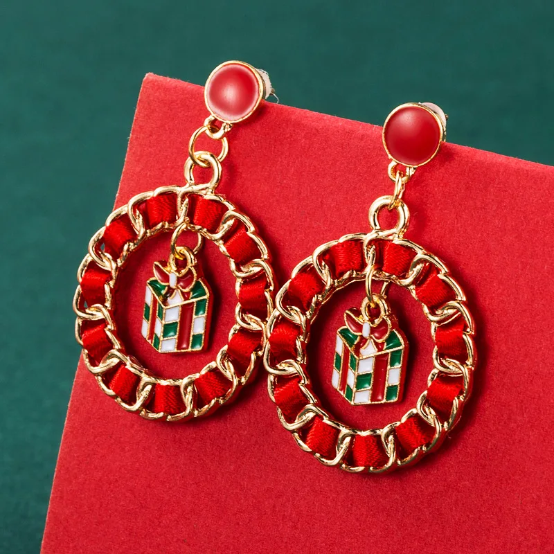 Рождественская серия, Подвесные серьги для женщин, креативные перчатки, Подарочная коробка с Сантой, висячие серьги, бижутерия для вечеринк...
Рождественская серия, Подвесные серьги для женщин, креативные перчатки, Подарочная коробка с Сантой, висячие серьги, бижутерия для вечеринк...