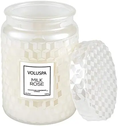 Rose Candle | Large Glass Jar Candle with Lid | 18 Ounces | 100 Hour Burn Time | All Natural Wicks and Wax for Clean Burning |
Rose Candle | Large Glass Jar Candle with Lid | 18 Ounces | 100 Hour Burn Time | All Natural Wicks and Wax for Clean Burning |