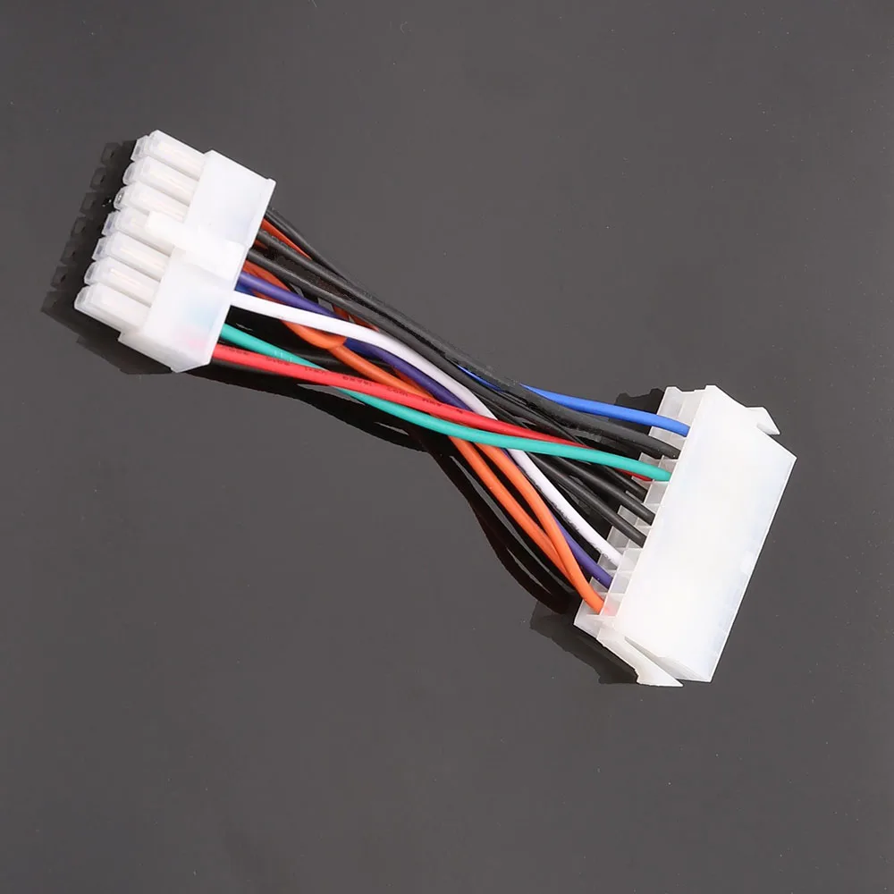 1pcs/pack ATX 20Pin to 14Pin Power Adapter Cable For Lenovo Q75 Motherboard 10CM 18AWG with white connectors
1pcs/pack ATX 20Pin to 14Pin Power Adapter Cable For Lenovo Q75 Motherboard 10CM 18AWG with white connectors