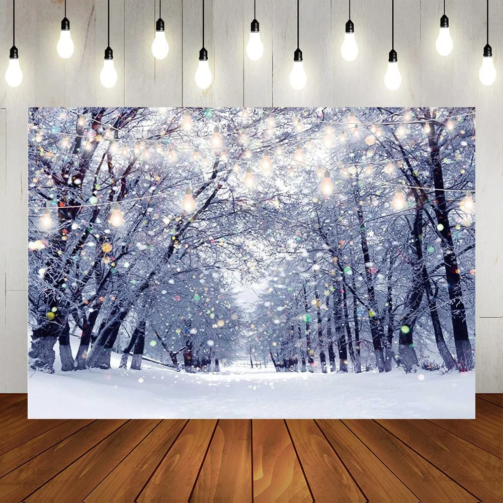 Snow Scene Winter White Snow Forest Trees Landscape Color Bokeh Photography Background Christmas Party Decorations Photo Props
Snow Scene Winter White Snow Forest Trees Landscape Color Bokeh Photography Background Christmas Party Decorations Photo Props