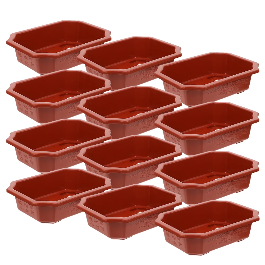 12Pcs Balcony Container Home Decorative Small Flower Pots Thickened Flower Planter
12Pcs Balcony Container Home Decorative Small Flower Pots Thickened Flower Planter