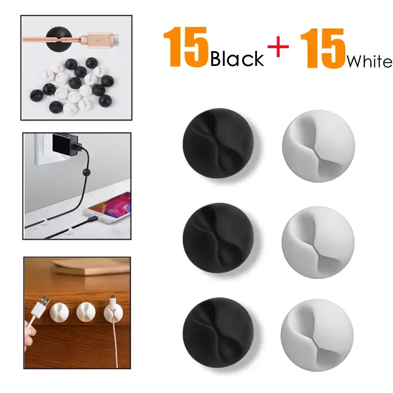 30PCS Cable Organizer, Cable Clips, Desk Tidy Organiser, Wire Cord USB Charger Holder, Adhesive Wire Clips in Home Office Car
30PCS Cable Organizer, Cable Clips, Desk Tidy Organiser, Wire Cord USB Charger Holder, Adhesive Wire Clips in Home Office Car