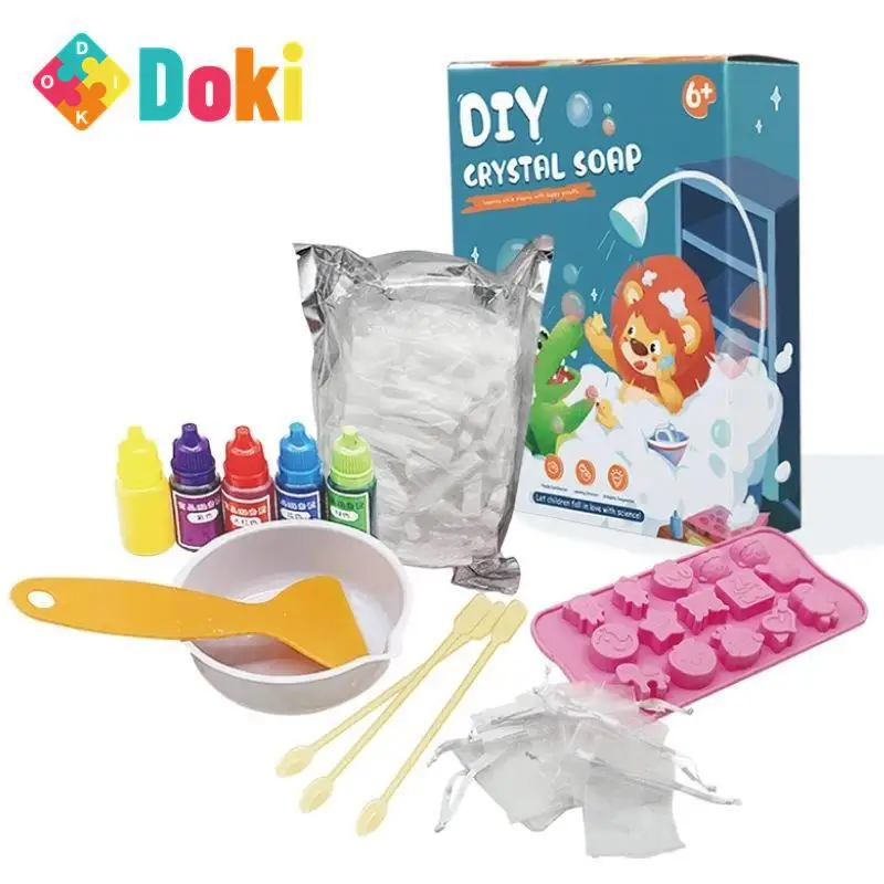 DokiToy Dinosaur Crystal Handmade Soap Toy Children's Educational Class Physical Chemistry Science Experiment Homemade Bath Soap
DokiToy Dinosaur Crystal Handmade Soap Toy Children's Educational Class Physical Chemistry Science Experiment Homemade Bath Soap