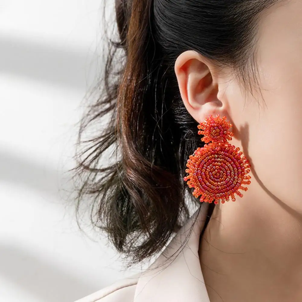 Bohemia Dangle Earrings Hanging Earrings Anti-deformed Flower Shape Hanging Earrings Wedding party
Bohemia Dangle Earrings Hanging Earrings Anti-deformed Flower Shape Hanging Earrings Wedding party