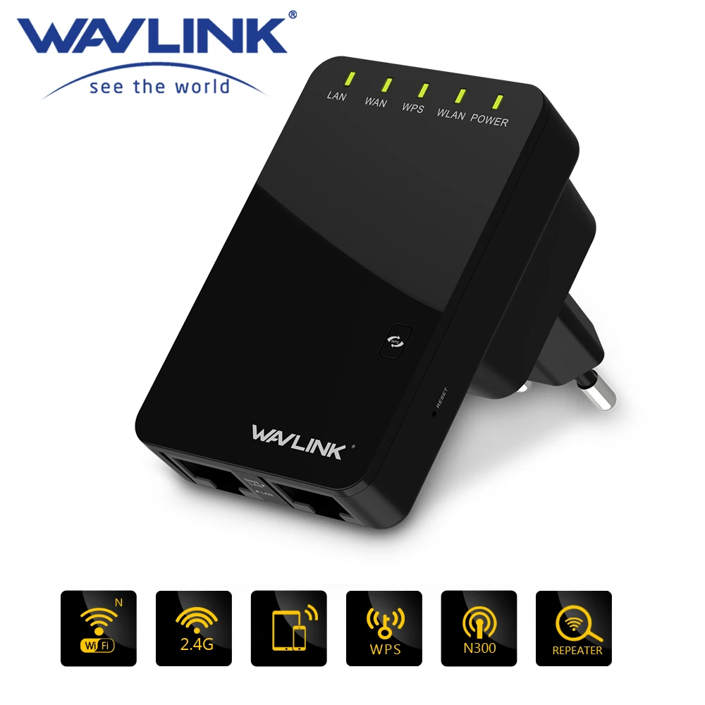 

Wavlink 300Mbps Mini Portable N300 WiFi Router/Access Point Wireless Range Extender WI-FI Booster Signal Amplifier 802.11n/b/g