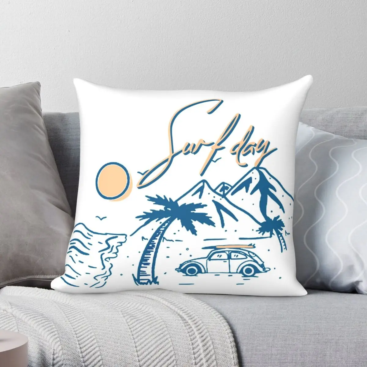 Vintage Beach Surf Day Car Surfboard Pillowcase Polyester Linen Velvet Printed Zip Decor Pillow Case Home Cushion Case
Vintage Beach Surf Day Car Surfboard Pillowcase Polyester Linen Velvet Printed Zip Decor Pillow Case Home Cushion Case