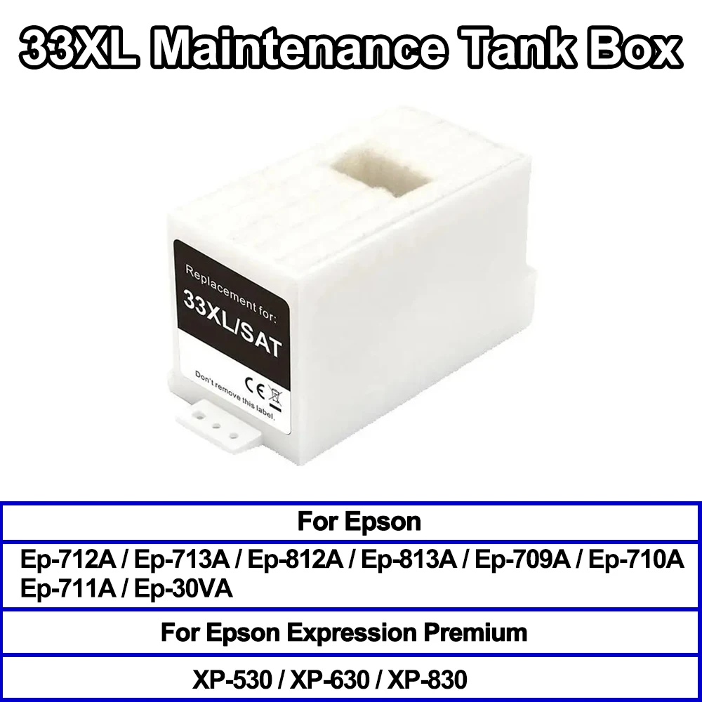 Коробка для обслуживания 33XL резервуара отработанных чернил EPSON EP-712A EP-713A EP-812A EP-813A