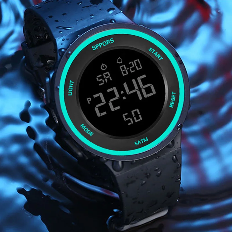 Waterproof Led Watches For Men Outdoor Sports Men Digital Led Quartz Alarm Men Wrist Watch Fashion Electronic Watch Relogio
Waterproof Led Watches For Men Outdoor Sports Men Digital Led Quartz Alarm Men Wrist Watch Fashion Electronic Watch Relogio