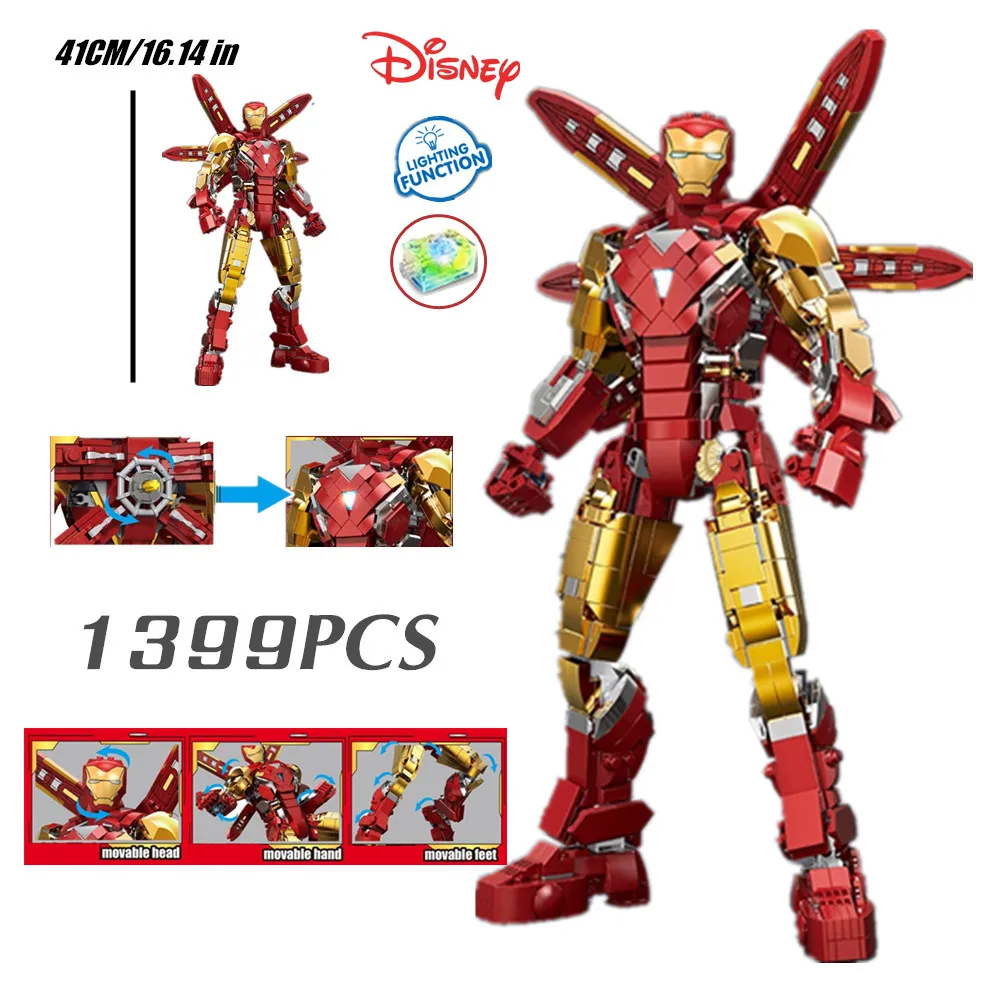 IRONMAN MK85 Disney Legends Avenger Figure Toy Iron Man Movie Model Kids Toys Children Birthday Gift Boys Set
IRONMAN MK85 Disney Legends Avenger Figure Toy Iron Man Movie Model Kids Toys Children Birthday Gift Boys Set