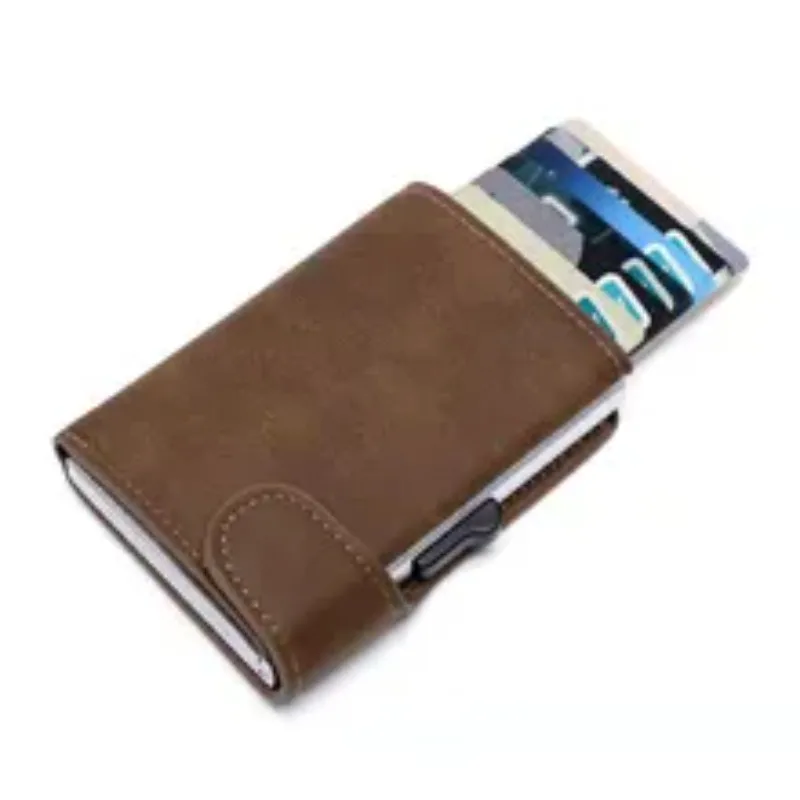 New PU Leather Anti-theft Swipe Card Case Men Business Credit Card Bag Coin Purse Mini Money Bag Vintage Unisex Wallet
New PU Leather Anti-theft Swipe Card Case Men Business Credit Card Bag Coin Purse Mini Money Bag Vintage Unisex Wallet
