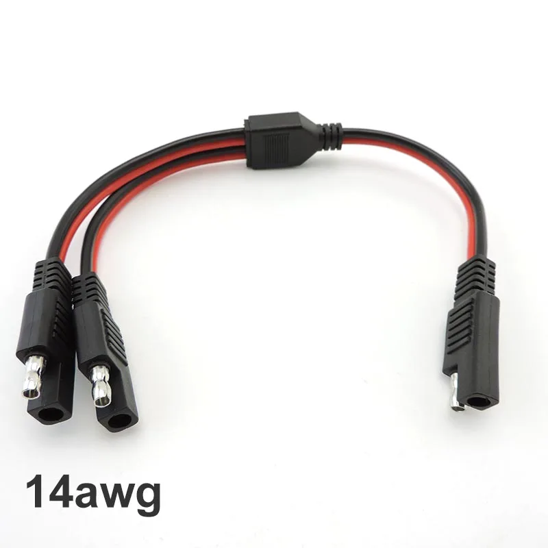 1 SAE-2 SAE Удлинитель питания Разъем Кабель Солнечная панель Адаптер аккумулятора Быстрое подключение Отсоединение 14AWG 18AWG 10A 20A
1 SAE-2 SAE Удлинитель питания Разъем Кабель Солнечная панель Адаптер аккумулятора Быстрое подключение Отсоединение 14AWG 18AWG 10A 20A