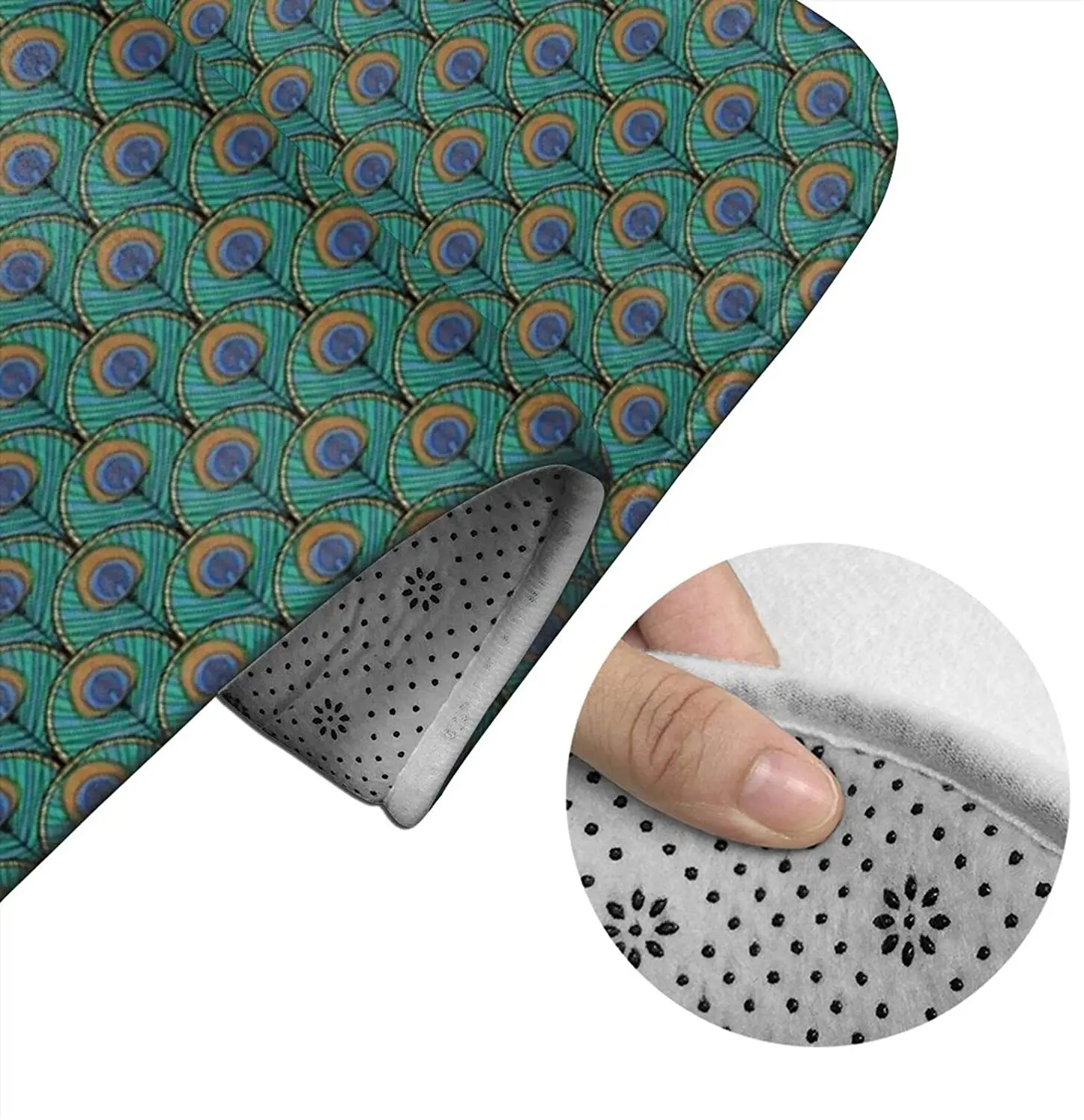 Mini Glitzy Peacock Art Bathroom Mat Sets 3 Piece Set Rugs Memory Foam Mat Set Toilet Seat Cover Bath Mat lid Cover
Mini Glitzy Peacock Art Bathroom Mat Sets 3 Piece Set Rugs Memory Foam Mat Set Toilet Seat Cover Bath Mat lid Cover