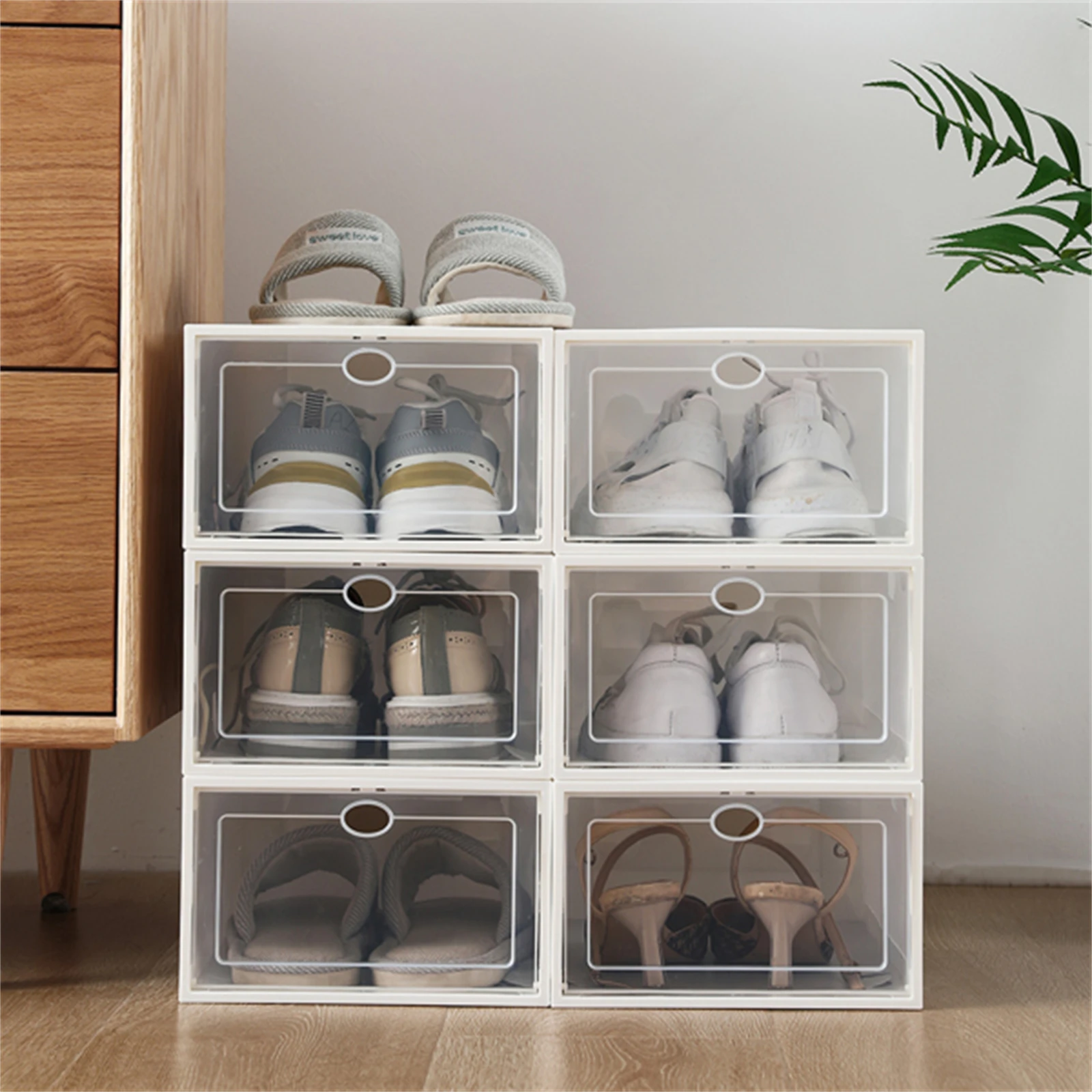 36 Pack Clear Shoe Box Closet Storage Organizer Clear Plastic Stackable Shoe Boxes Case Storage Container Office Foldable Drawer
36 Pack Clear Shoe Box Closet Storage Organizer Clear Plastic Stackable Shoe Boxes Case Storage Container Office Foldable Drawer