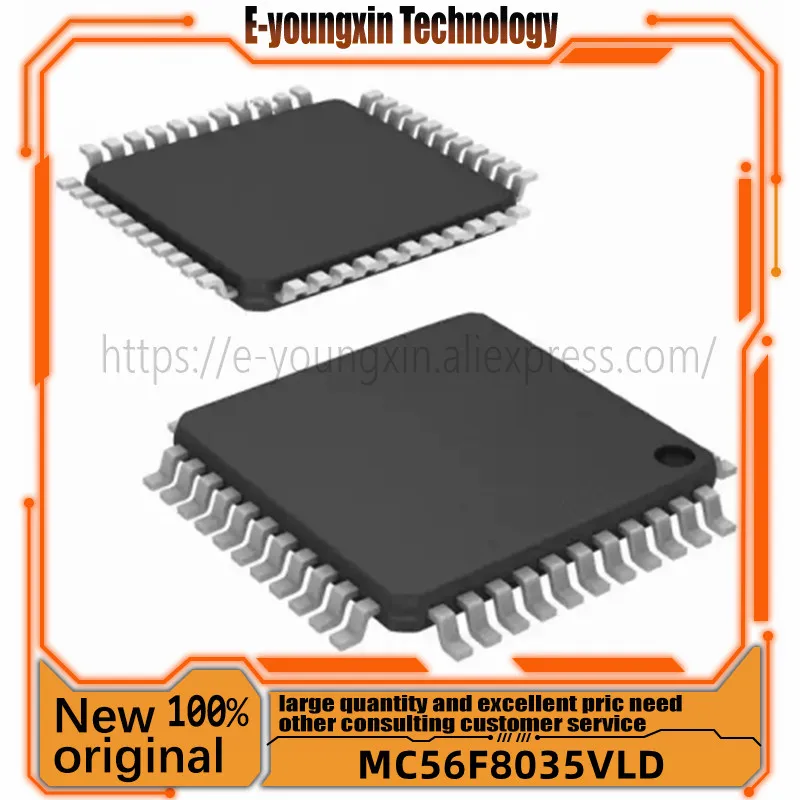Новинка, оригинальный MC56F8035VLD MC56F8035V 56F8035V 56F8035VLD LQFP44, 5 шт., бесплатная доставка
Новинка, оригинальный MC56F8035VLD MC56F8035V 56F8035V 56F8035VLD LQFP44, 5 шт., бесплатная доставка