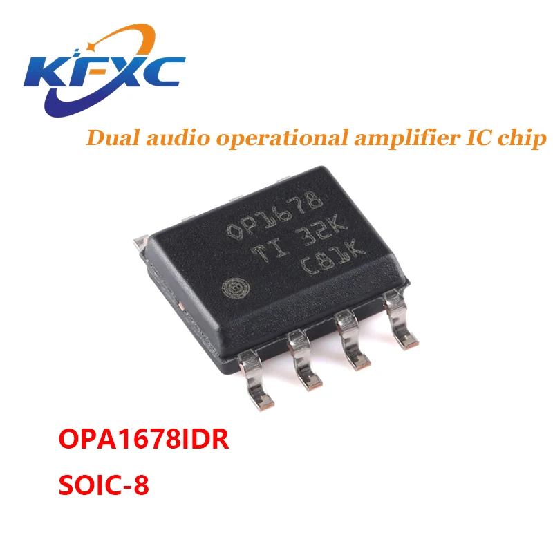 

Оригинальный аутентичный патч opa1678дr SOIC-8 двухканальный звуковой операционный усилитель IC chip