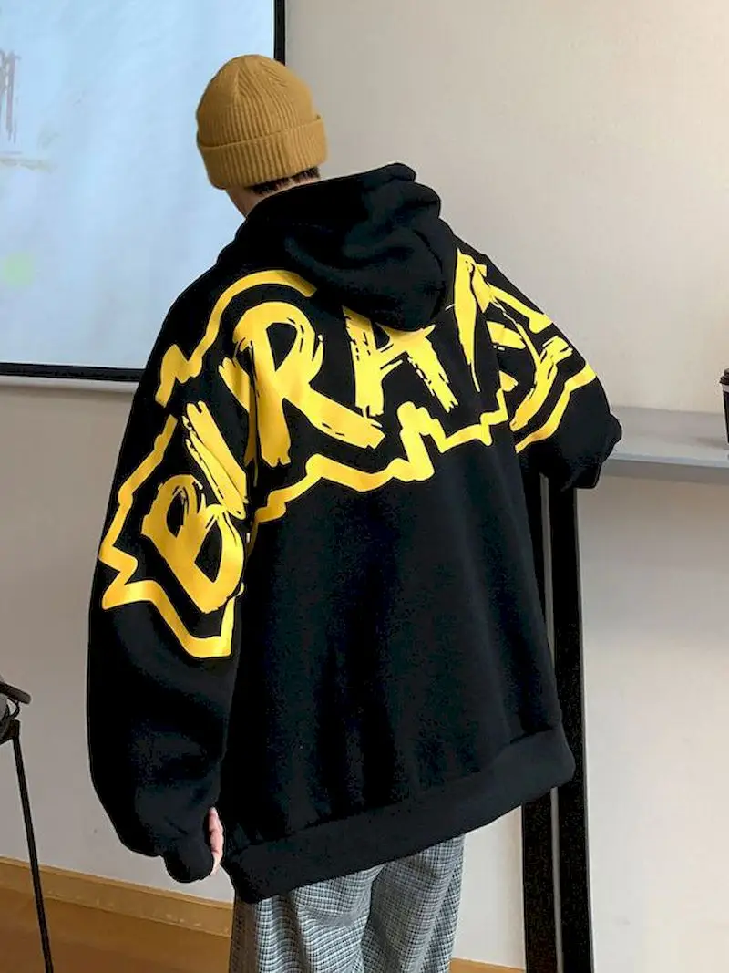 Весенне-осенняя Толстовка большого размера унисекс корейские уличные Топы 2022 Топы с капюшоном с принтом уличные свободные куртки для влюбл...
Весенне-осенняя Толстовка большого размера унисекс корейские уличные Топы 2022 Топы с капюшоном с принтом уличные свободные куртки для влюбл...