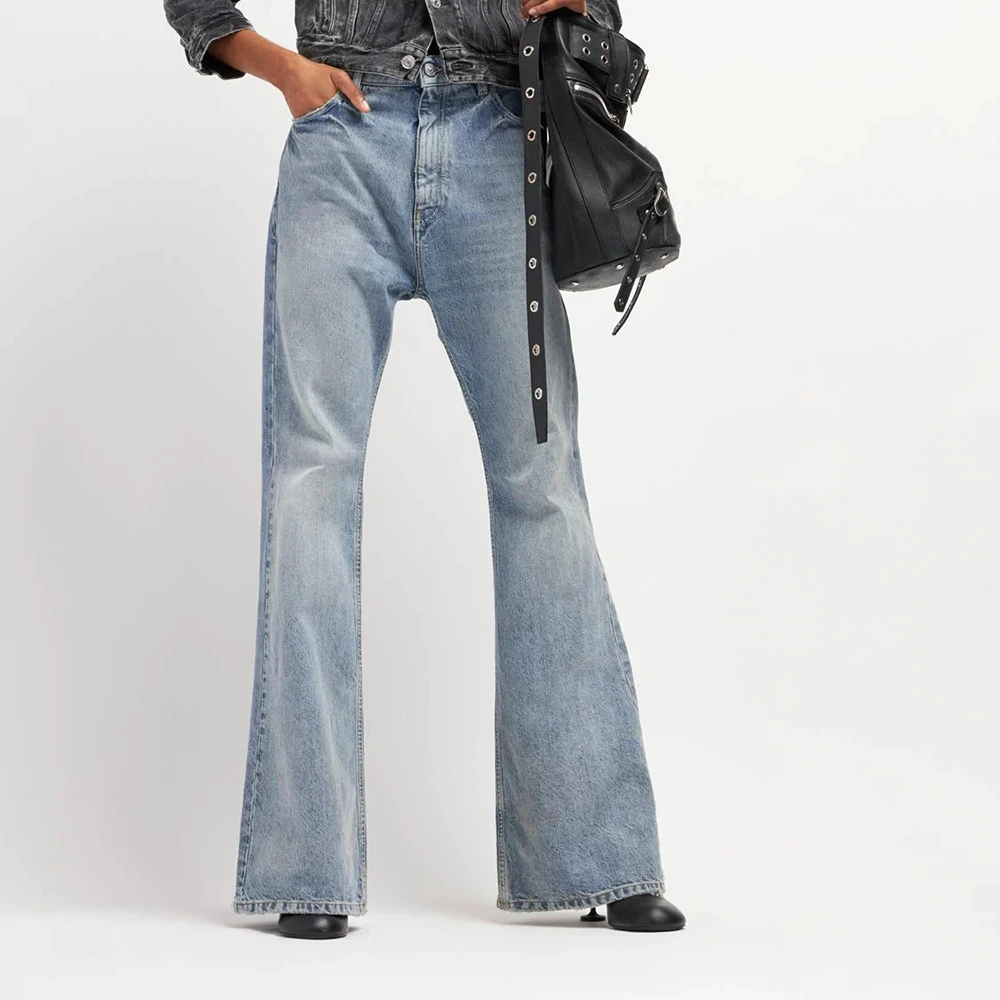 2023 spring and summer new Y2k washed old micro lah women's jeans simple fashionable and versatile cotton pants
2023 spring and summer new Y2k washed old micro lah women's jeans simple fashionable and versatile cotton pants