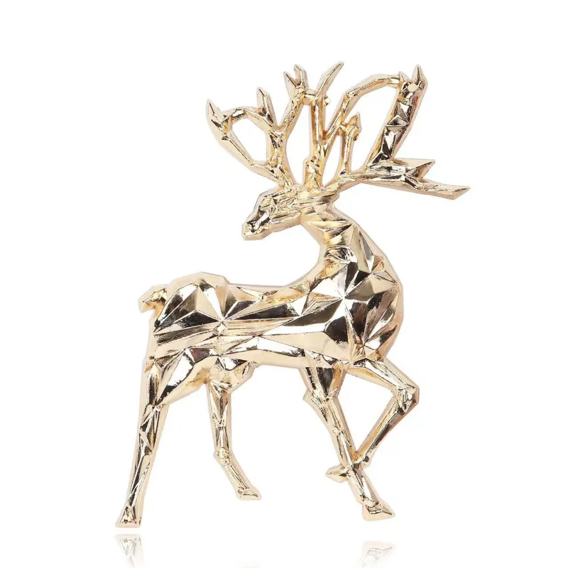 New Personalized Three-Dimensional Deer Brooch Golden Elk Animal Men's Corsage Elegant Women's Clothing Accessories Wholesale
New Personalized Three-Dimensional Deer Brooch Golden Elk Animal Men's Corsage Elegant Women's Clothing Accessories Wholesale