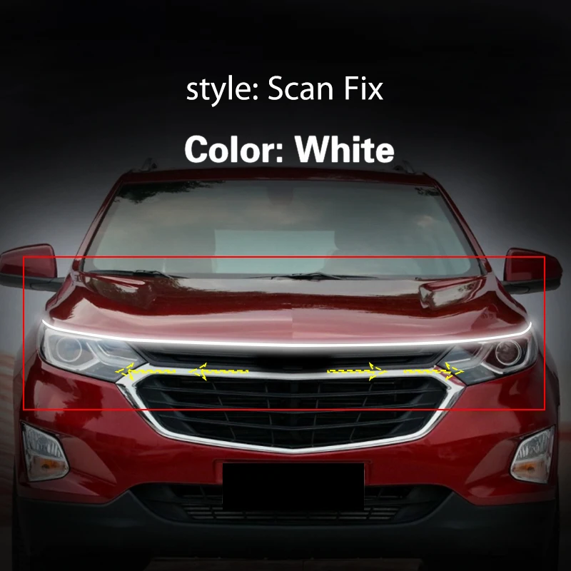 1 шт. для Chevrolet Equinox 2017-2022 DRL светодиодные 12 В дневные ходовые огни сканирования пусковые противотуманные фары гибкая световая полоса универсальная
1 шт. для Chevrolet Equinox 2017-2022 DRL светодиодные 12 В дневные ходовые огни сканирования пусковые противотуманные фары гибкая световая полоса универсальная