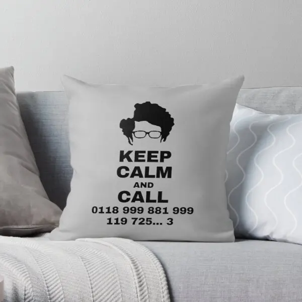 

Keep Calm And Call 0118 999 881 999 119 Printing Throw Pillow Cover Soft Cushion Decorative Office Home Pillows not include