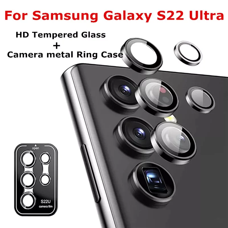 Galaxy S22 Ultra Camera Lens Protectors Metal Camera Ring Glass for samsung S 22 S22Ultra 5G Protective Cap
Galaxy S22 Ultra Camera Lens Protectors Metal Camera Ring Glass for samsung S 22 S22Ultra 5G Protective Cap