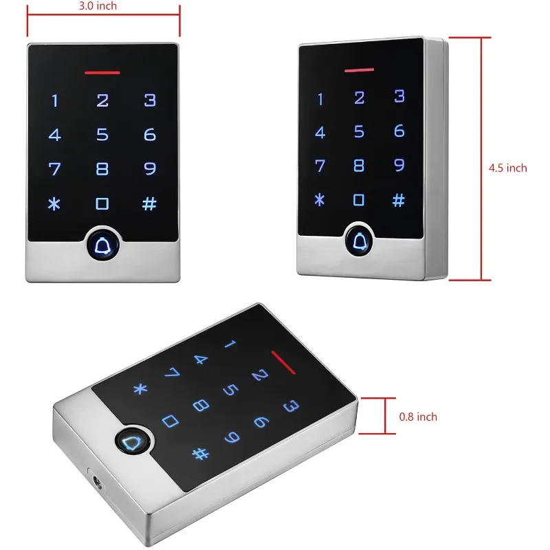 Security Door Access Control Keypad Stand-Alone Keypad Waterproof Door Lock Keypad Controller Zinc Alloy Metal
Security Door Access Control Keypad Stand-Alone Keypad Waterproof Door Lock Keypad Controller Zinc Alloy Metal