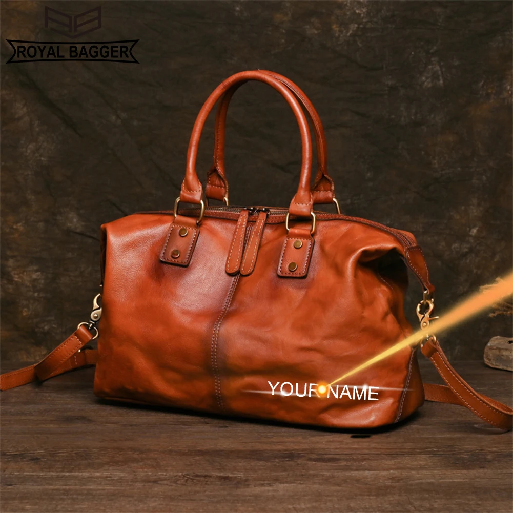 Royal Bagger Zip Handbag for Women Vintage Genuine Cow Leather Business Crossbody Shoulder Bag Big Capacity Top-Handle Bag Totes
Royal Bagger Zip Handbag for Women Vintage Genuine Cow Leather Business Crossbody Shoulder Bag Big Capacity Top-Handle Bag Totes