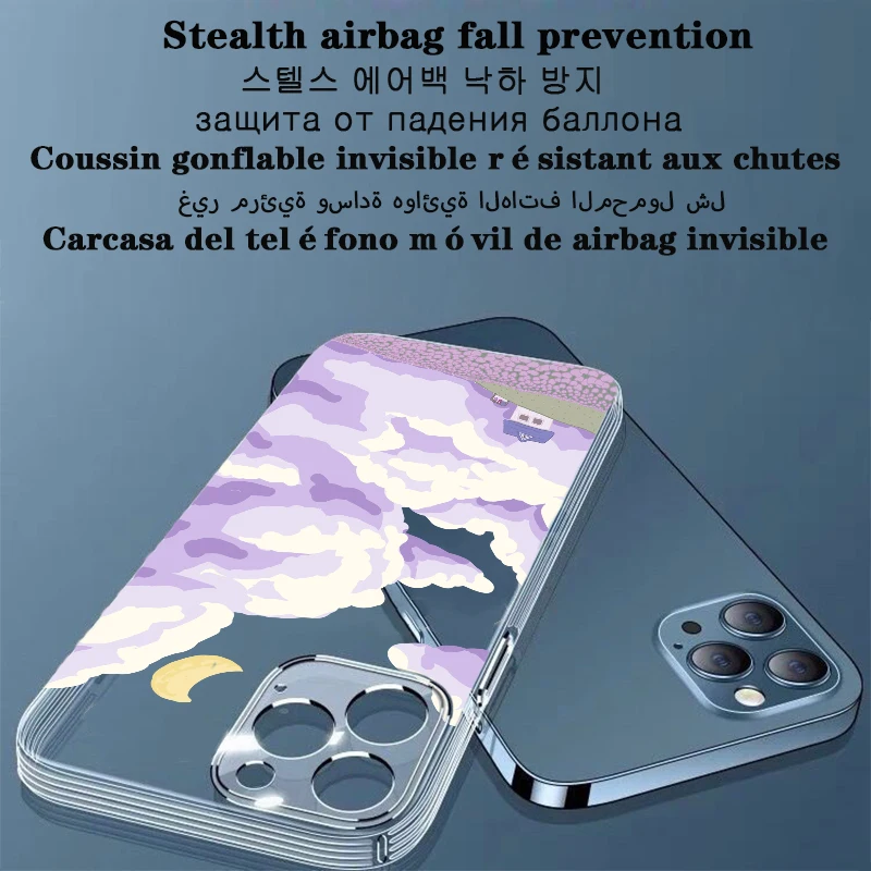 Sky Color Painting Phone Case,For IPhone11 13 12 Pro Max X Xs Xr 7 8 Plus Mini Se, All-inclusive Fall Prevention Cover,Coque 14
Sky Color Painting Phone Case,For IPhone11 13 12 Pro Max X Xs Xr 7 8 Plus Mini Se, All-inclusive Fall Prevention Cover,Coque 14