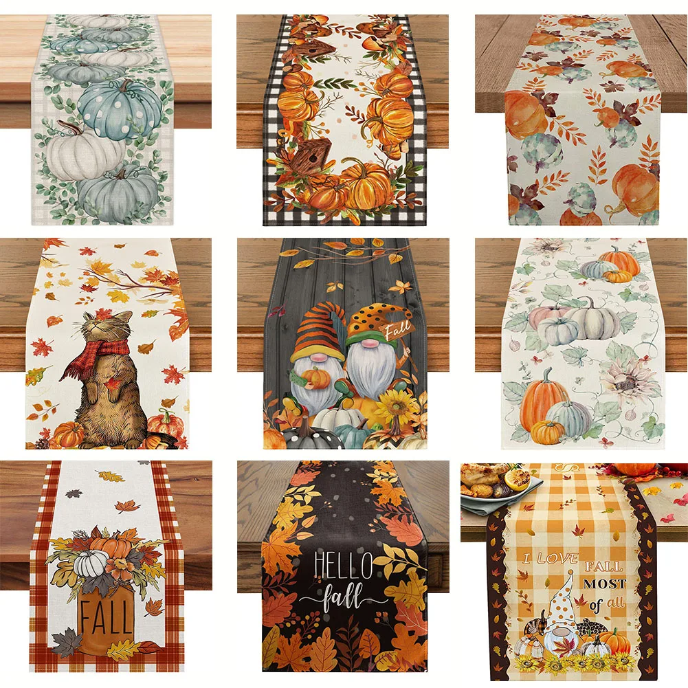 Halloween Table Runner 33x229cm Autumn Halloween Vintage Table Cover Dining Table Flag Decoration Tablecloth Party Decor
Halloween Table Runner 33x229cm Autumn Halloween Vintage Table Cover Dining Table Flag Decoration Tablecloth Party Decor