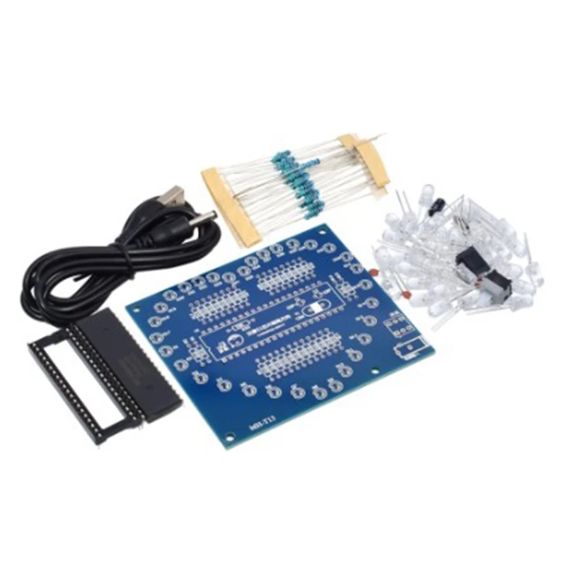 

DIY Heart Shape Colorful Glare LED RGB Module Love Water Light STC89C52 51 Single Chip Microcomputer For Arduino,DIY Kit