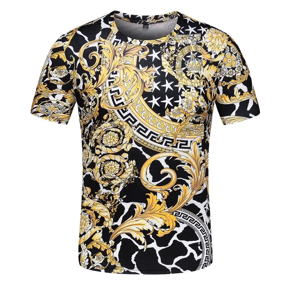 Summer short sleeve T-shirt men's crew neck pullover slim shirt high-grade digital printing base shirt breathable cotton top
Summer short sleeve T-shirt men's crew neck pullover slim shirt high-grade digital printing base shirt breathable cotton top