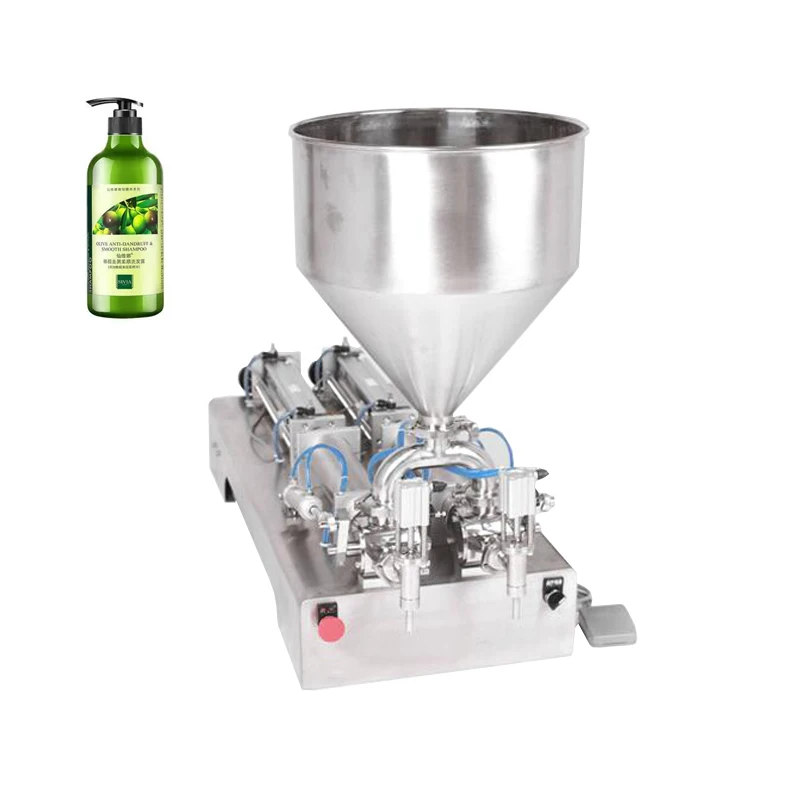 Double Head Paste Filling Machine Cream Shampoo Commercial Stainless Steel Quantitative Liquid Filling Machine
Double Head Paste Filling Machine Cream Shampoo Commercial Stainless Steel Quantitative Liquid Filling Machine