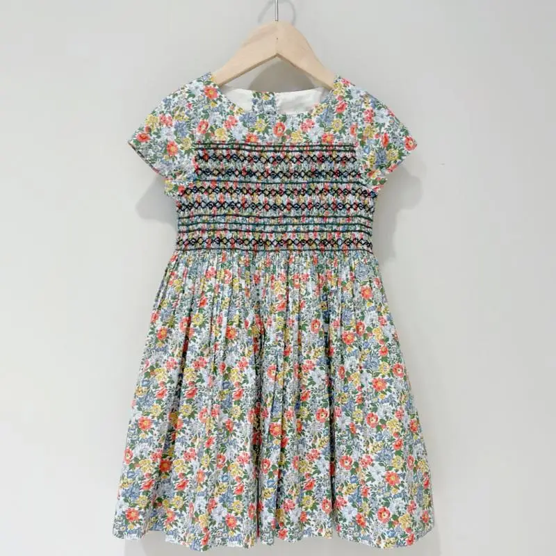 Cekcya Brand Girls Smocking Floral Dress Baby Handmade Smocking Pleater for Girl Children Princess Frock Infant Boutique Clothes
Cekcya Brand Girls Smocking Floral Dress Baby Handmade Smocking Pleater for Girl Children Princess Frock Infant Boutique Clothes