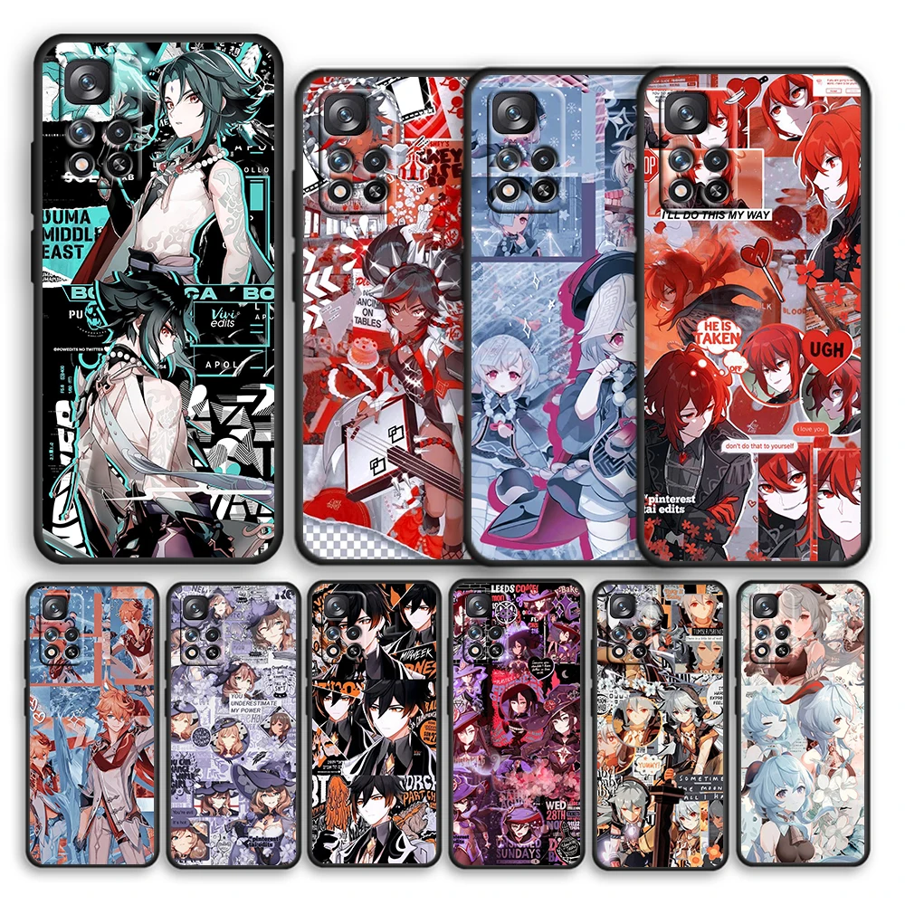 Genshin Impact Cartoon Black Phone Case For Xiaomi Redmi Note 12 10 11 9 Pro Plus Speed 11E 11S 11T 10S 9T 9S 8T 8 5G
Genshin Impact Cartoon Black Phone Case For Xiaomi Redmi Note 12 10 11 9 Pro Plus Speed 11E 11S 11T 10S 9T 9S 8T 8 5G
