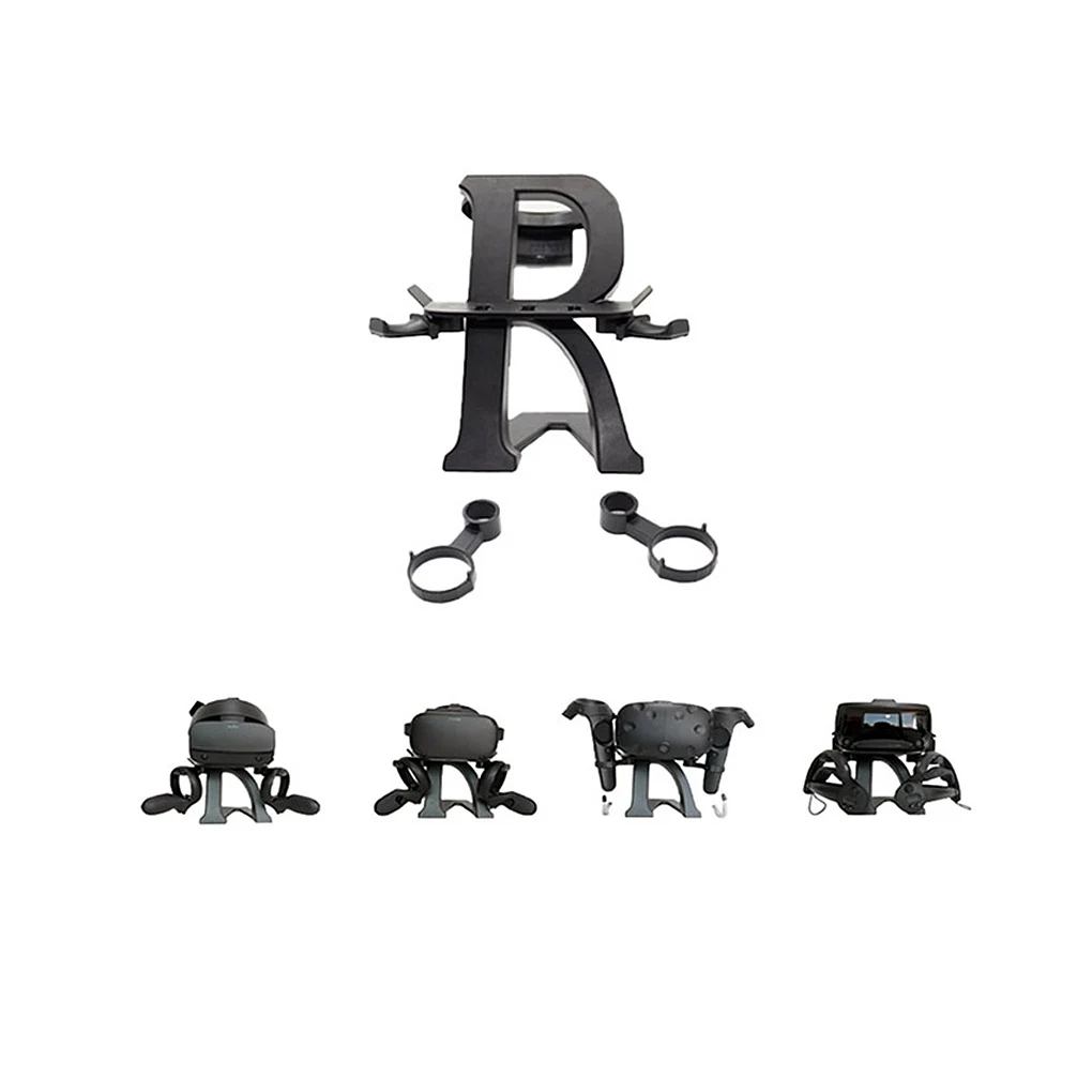 VR Headset Holder Controllers Stand Rack Plastic Organizing Station Bracket Replacement for Oculus Quest 2/Rift S
VR Headset Holder Controllers Stand Rack Plastic Organizing Station Bracket Replacement for Oculus Quest 2/Rift S