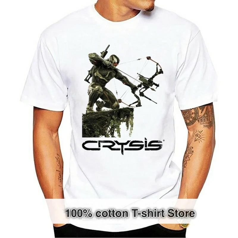 Funny Men t shirt white t-shirt tshirts Black tee Crysis FashionShort-Sleeved Cotton Men's T-Shirt 
Funny Men t shirt white t-shirt tshirts Black tee Crysis FashionShort-Sleeved Cotton Men's T-Shirt
