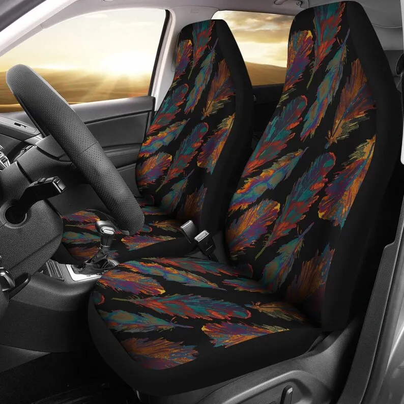 Orange Feathers Abstract Art Car Seat Covers Pair, 2 Front Seat Covers, Car Seat Protector, Car Accessories
Orange Feathers Abstract Art Car Seat Covers Pair, 2 Front Seat Covers, Car Seat Protector, Car Accessories