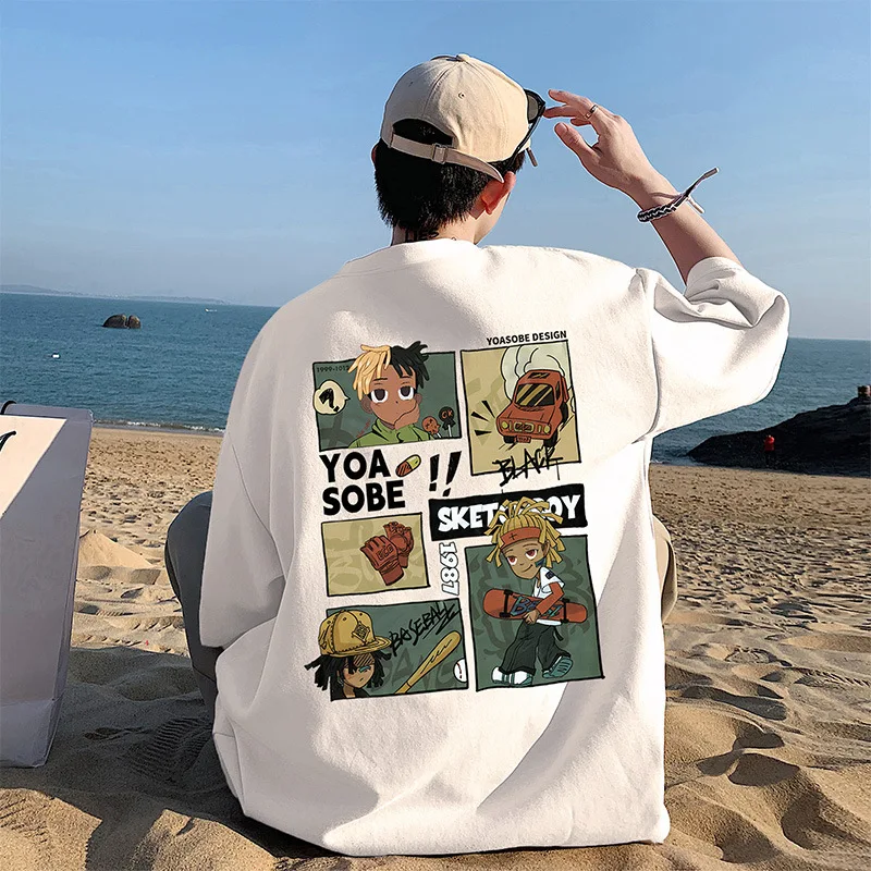 Anime Y2k Oversized T Shirt Men Cotton Hip Hop Streetwear Print Graphic T Shirts Manga Harajuku Fashion Tees Short Sleeve Tops
Anime Y2k Oversized T Shirt Men Cotton Hip Hop Streetwear Print Graphic T Shirts Manga Harajuku Fashion Tees Short Sleeve Tops