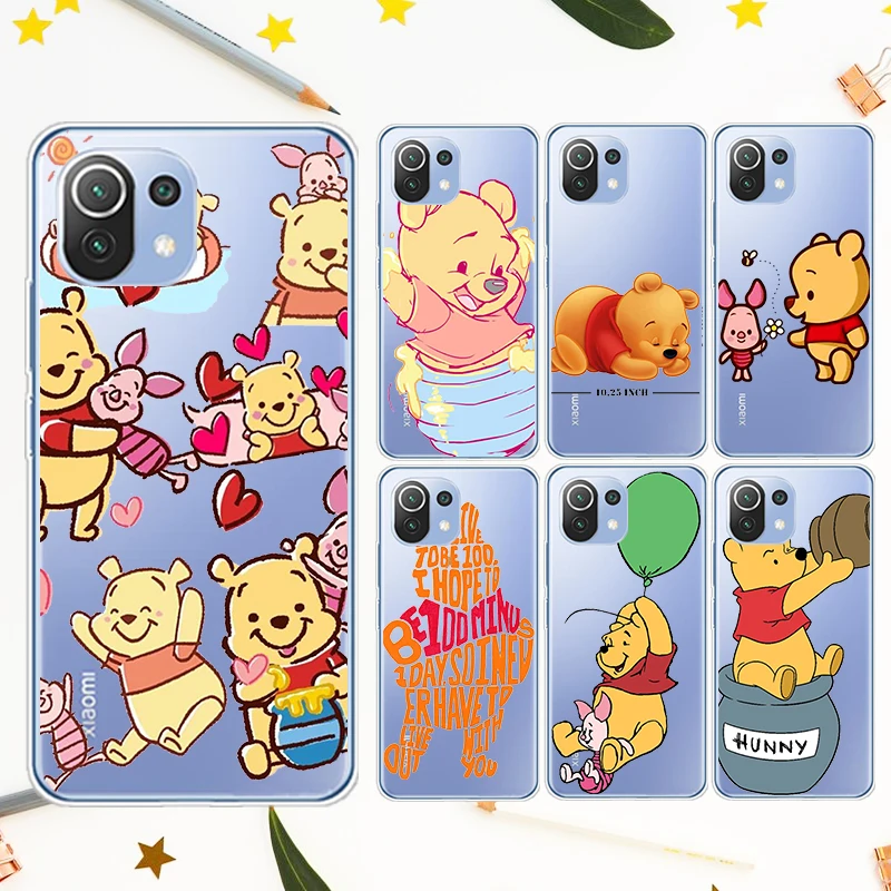 Disney Cartoon Pooh Bear For Xiaomi Civi Mi Poco X3 NFC F3 GT M4 M3 M2 X2 F2 Pro C3 F1 Soft TPU Transparent Phone Case Capa
Disney Cartoon Pooh Bear For Xiaomi Civi Mi Poco X3 NFC F3 GT M4 M3 M2 X2 F2 Pro C3 F1 Soft TPU Transparent Phone Case Capa