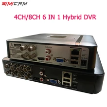 8CH 4CH Video Recorder Mini DVR XVR AHD Analog 6in1 Hybrid 5MP 1080P for CCTV Kits NVR Onvif IP Camera Safety Monitoring System