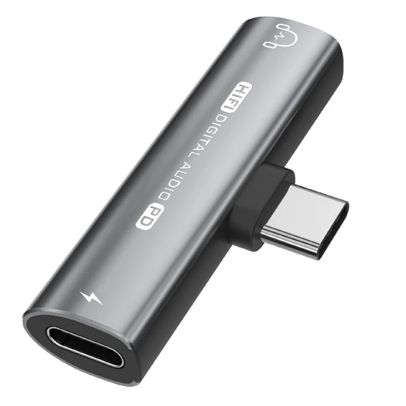 Type-C To 3.5Mm Audio Adapter Type-C Headphone Adapter Gray Aluminum Alloy + TPE Multi-Function Converter
Type-C To 3.5Mm Audio Adapter Type-C Headphone Adapter Gray Aluminum Alloy + TPE Multi-Function Converter