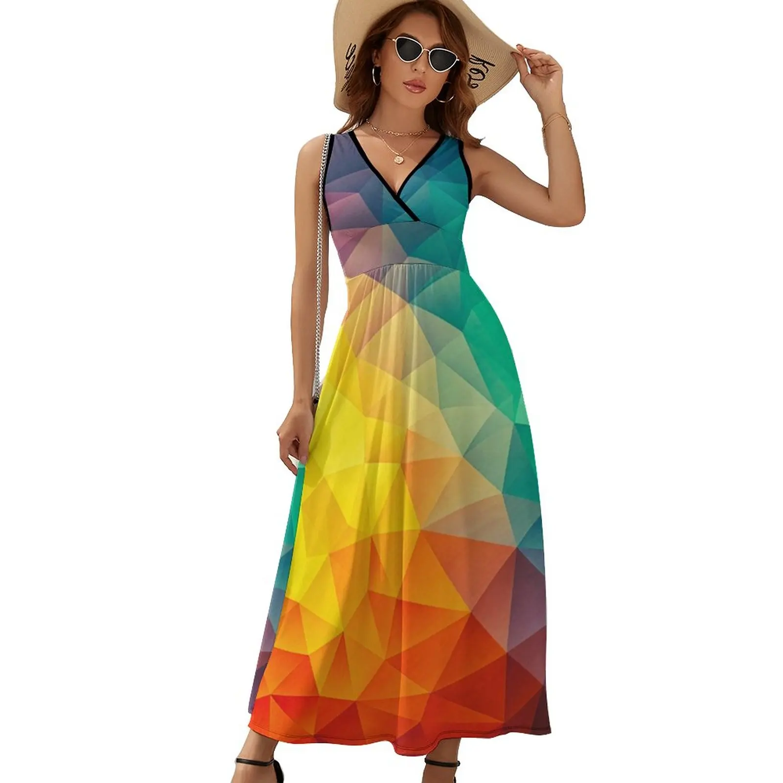 Abstract Geometry Dress Cubizm Painting Night Club Maxi Dress High Waist Fashion Boho Beach Long Dresses V Neck Print Vestido
Abstract Geometry Dress Cubizm Painting Night Club Maxi Dress High Waist Fashion Boho Beach Long Dresses V Neck Print Vestido