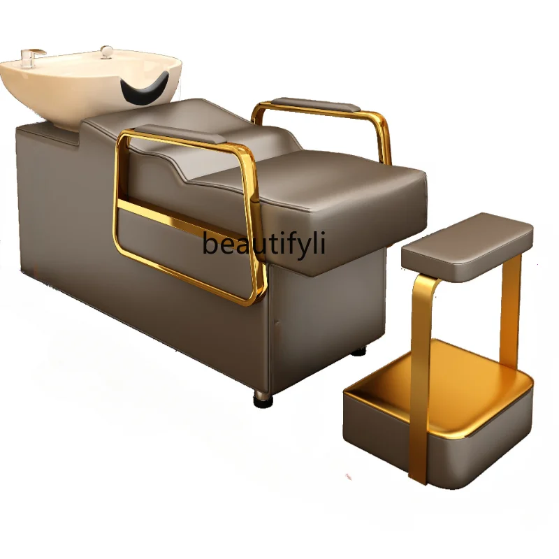 Shampoo Chair Hair Saloon Dedicated Lying Half Salon Bed Hair Salon Flush Head Bed Ceramic Basin High-End massage table
Shampoo Chair Hair Saloon Dedicated Lying Half Salon Bed Hair Salon Flush Head Bed Ceramic Basin High-End massage table