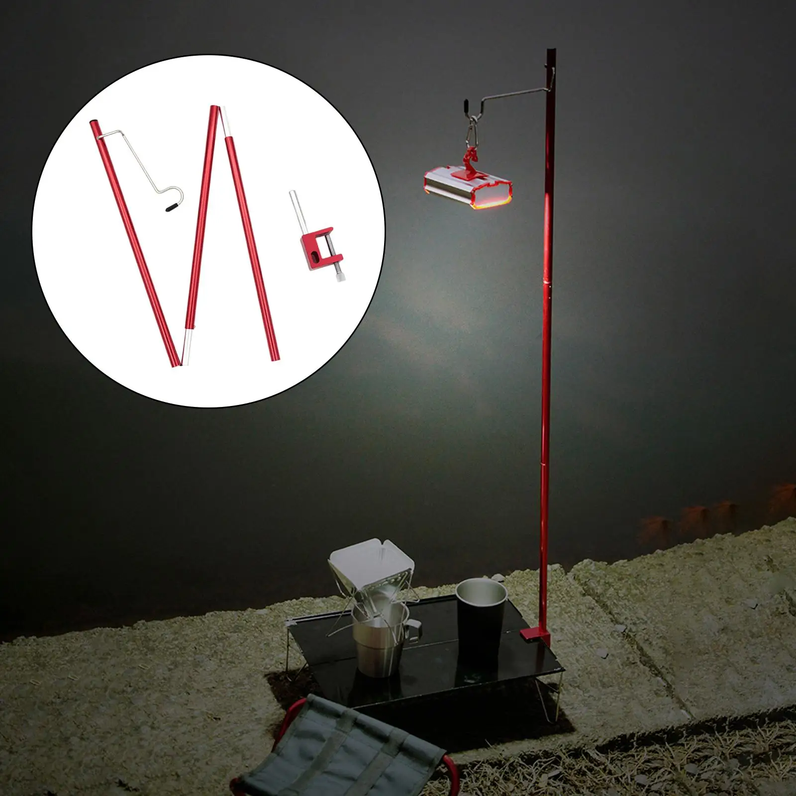 Foldable Lamp Holder Rod for Fishing Outdoor Camping Hiking BBQ Lantern Light Fixing Stand Holder Outdoor Tools
Foldable Lamp Holder Rod for Fishing Outdoor Camping Hiking BBQ Lantern Light Fixing Stand Holder Outdoor Tools
