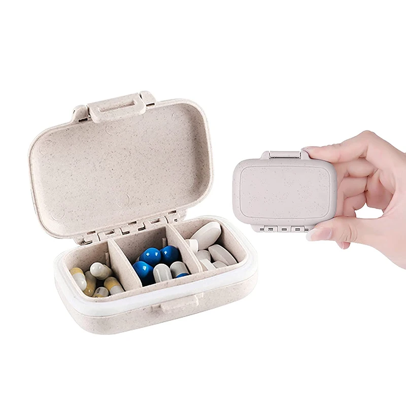 1 piece white portable mini moisture-proof pill box 3 days pill box pill rack storage storage box medicine storage box
1 piece white portable mini moisture-proof pill box 3 days pill box pill rack storage storage box medicine storage box