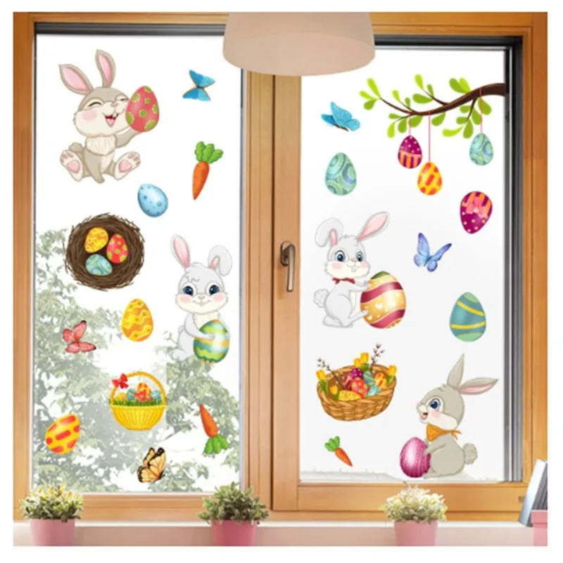 2pcs Bunny Egg Easter Cute Wall Sticker Living Room Window Living Room Bedroom Study Dining Room Decorative Wall Sticker Ct2015
2pcs Bunny Egg Easter Cute Wall Sticker Living Room Window Living Room Bedroom Study Dining Room Decorative Wall Sticker Ct2015