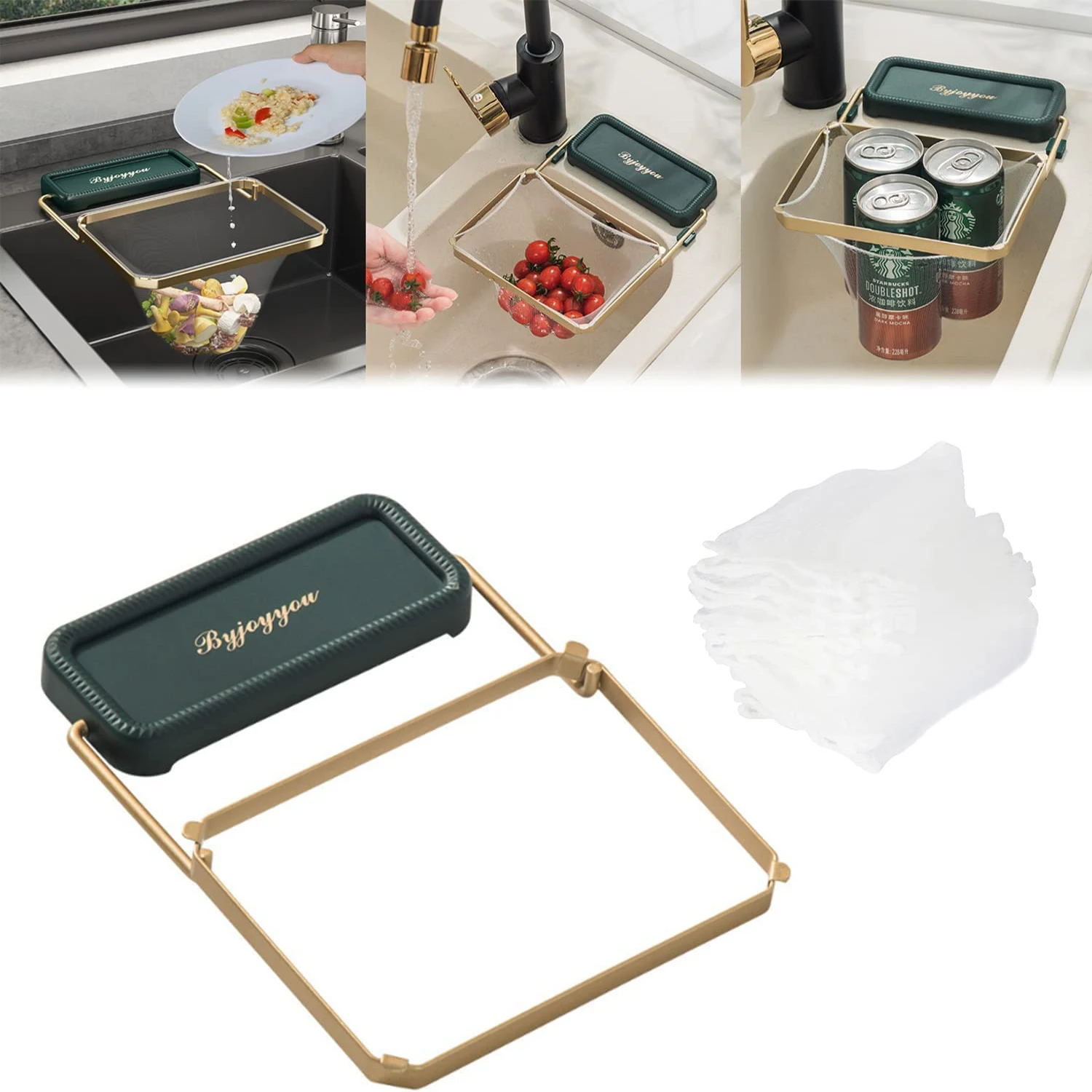 Sink Filter Rack Kitchen Foldable Sink Strainer Mesh Bag Stand Waste Garbage Net Shelf Anti-Clogging Disposable Garbage Mesh Bag
Sink Filter Rack Kitchen Foldable Sink Strainer Mesh Bag Stand Waste Garbage Net Shelf Anti-Clogging Disposable Garbage Mesh Bag