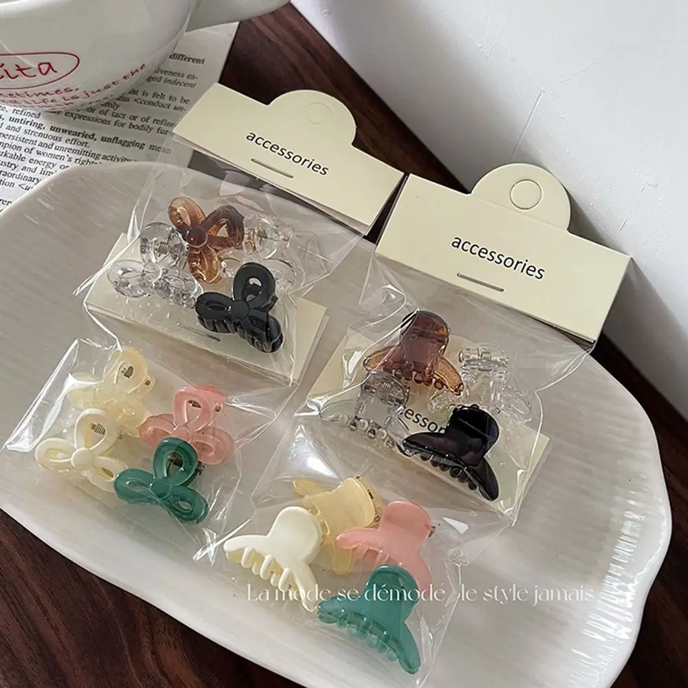 4 шт., пластиковые Матовые мини-заколки для волос 
4 шт., пластиковые Матовые мини-заколки для волос